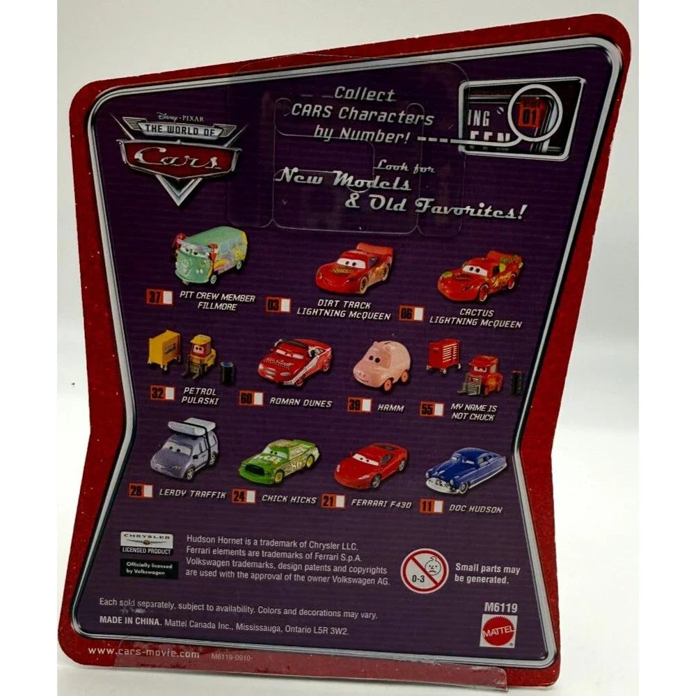 Disney Pixar Cars Roman Dunes Desert Back #60 Diecast Sealed NIP